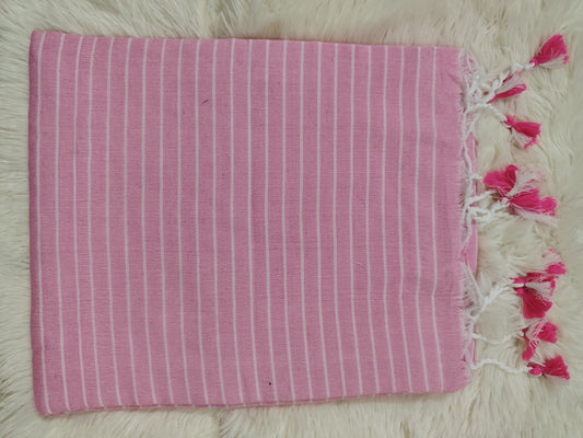 Khadi Cotton stripes saree